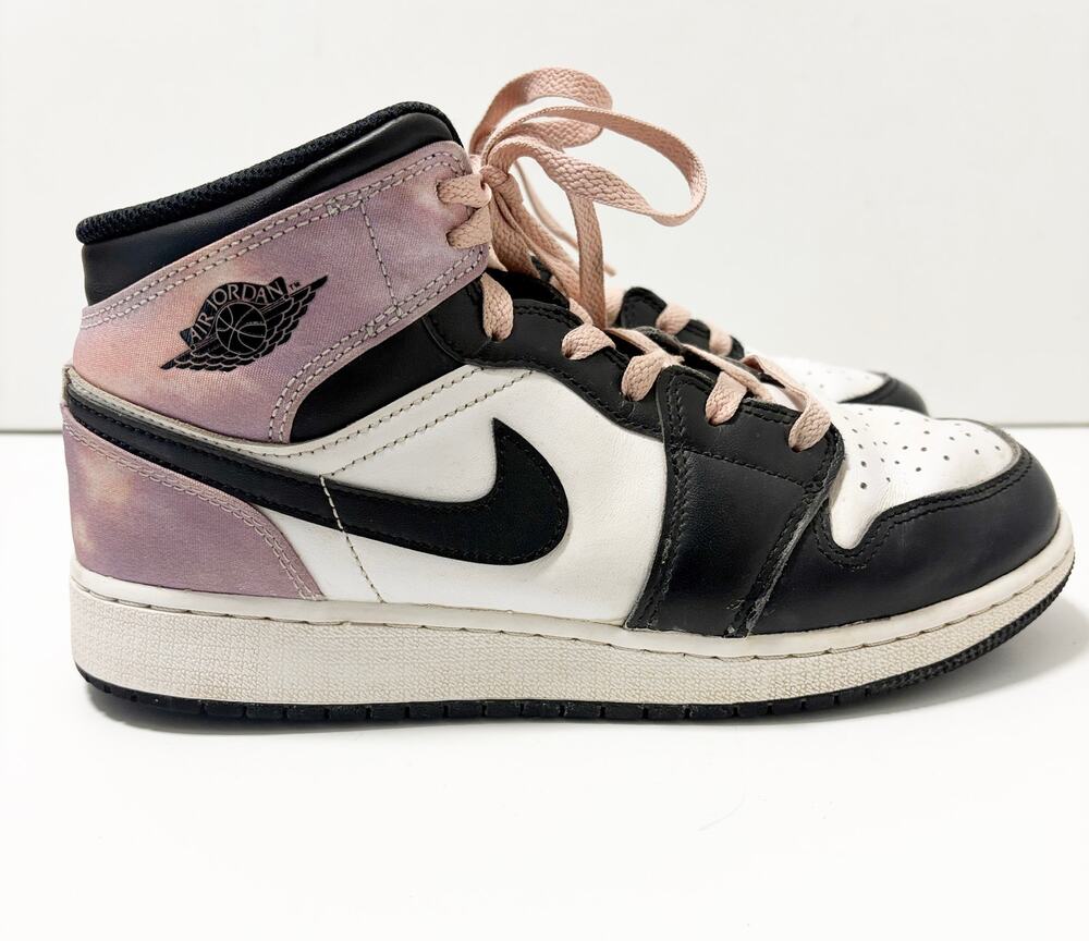 Nike Air Jordan 1 Mid SE Zen Master Y6.5/ W8 Bleached Coral Tie Dye DM6216-001